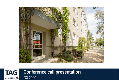 Conference call presentation Q3 2020