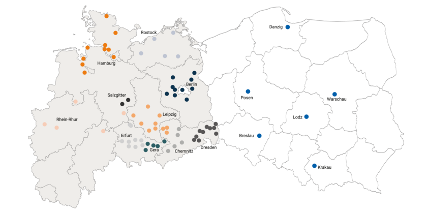 Netzwerk der TAG Büros