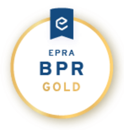 Der Geschäftsbericht 2019 wurde mit dem EPRA BPR GOLD Award 2020 ausgezeichnet
