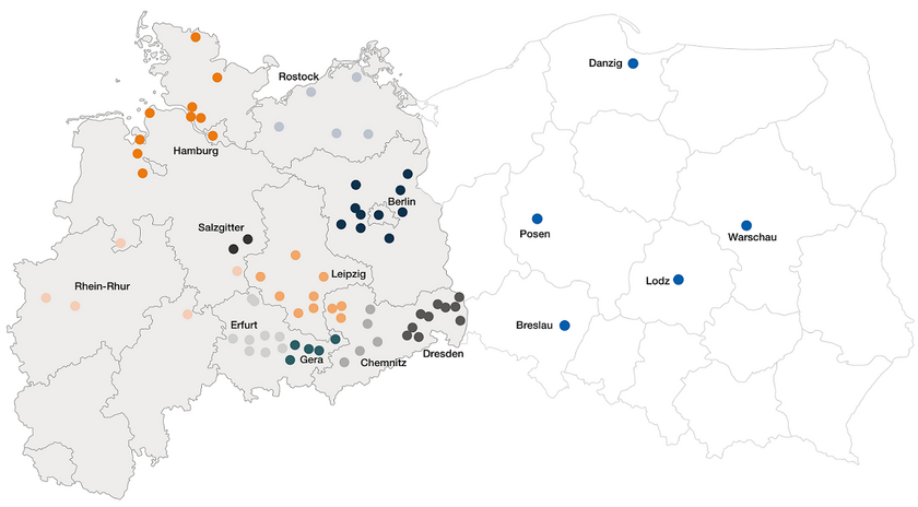 Netzwerk der TAG Büros