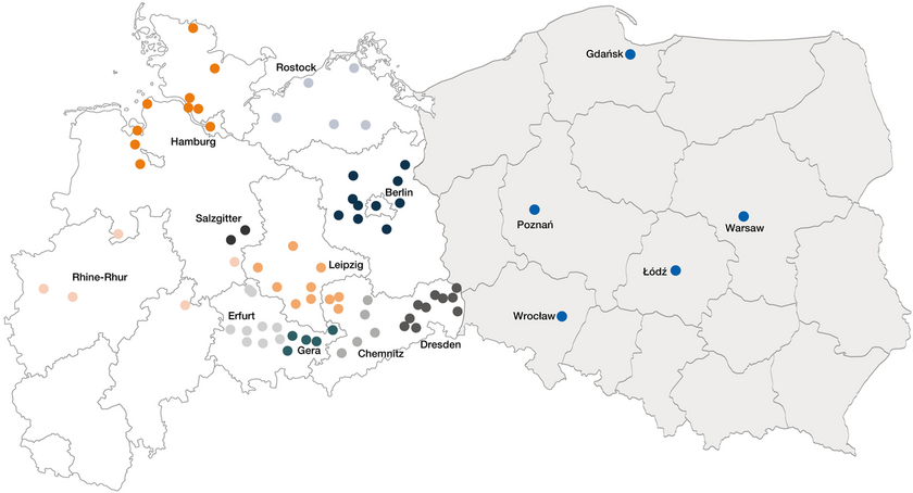 Portfolio overview map