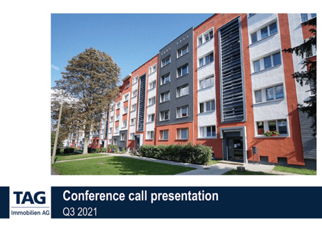 Conference call presentation  Q3 2021