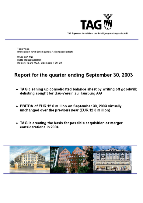 Q3 Report 2003