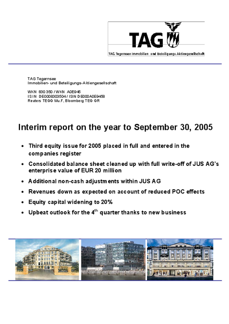 Q3 Report 2005